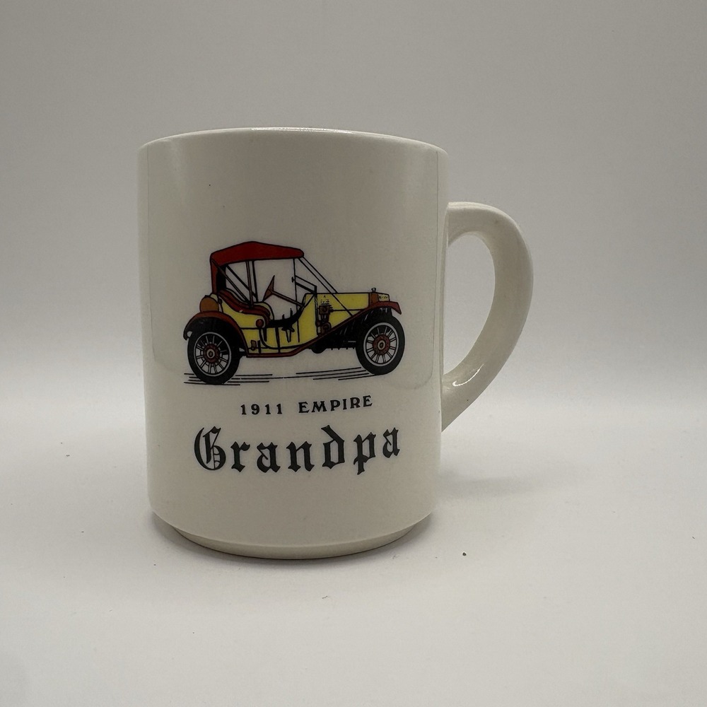 Vintage England FPC 1911 Empire Grandpa Car Coffee Mug Cup